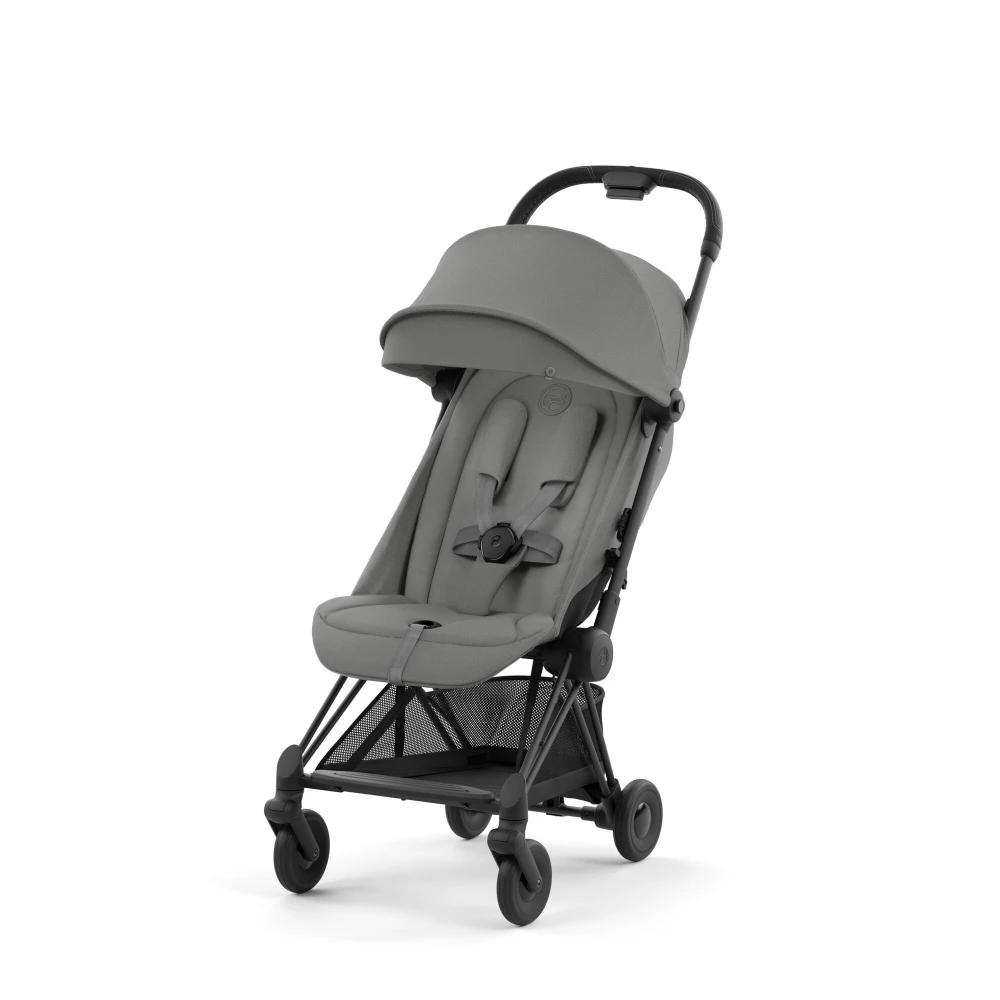 CYBEX Poussette Compacte Coya Châssis Matt Black Siège Gris 1 CYBEX Poussette Compacte Coya Châssis Matt Black Siège Gris