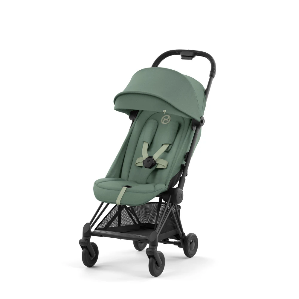 CYBEX Poussette Compacte Coya Châssis Matt Black Siège Vert 1 CYBEX Poussette Compacte Coya Châssis Matt Black Siège Vert