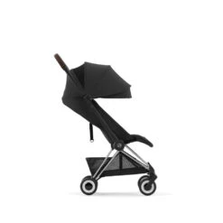 CYBEX Poussette Compacte Coya Châssis Chrome Brown Siège Noir -Allobébé cy041087502 8