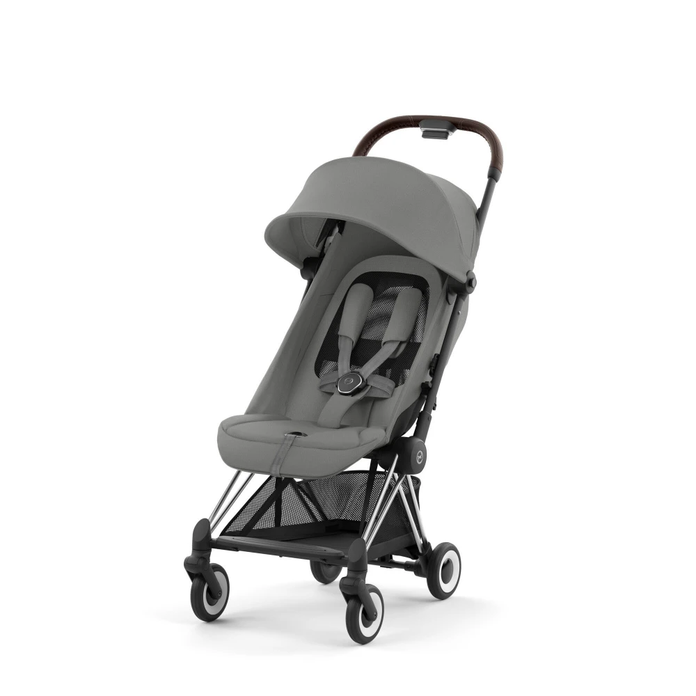 CYBEX Poussette Compacte Coya Châssis Chrome Brown Siège Gris 6 CYBEX Poussette Compacte Coya Châssis Chrome Brown Siège Gris – Image 6