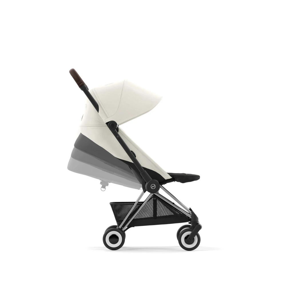 CYBEX Poussette Compacte Coya Châssis Chrome Brown Siège Off White 4 CYBEX Poussette Compacte Coya Châssis Chrome Brown Siège Off White – Image 4