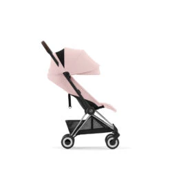CYBEX Poussette Compacte Coya Châssis Chrome Brown Siège Rose Clair -Allobébé cy041087748 4