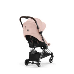CYBEX Poussette Compacte Coya Châssis Chrome Brown Siège Rose Clair -Allobébé cy041087748 6