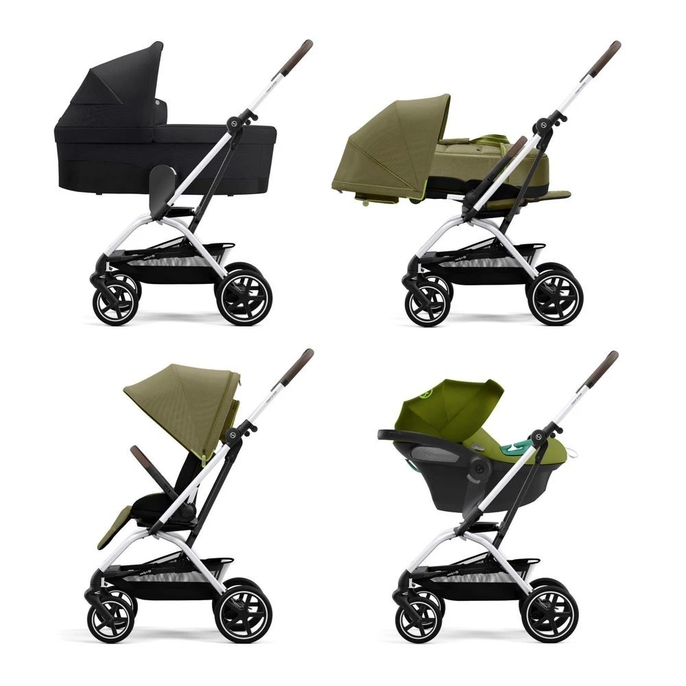 CYBEX Poussette Eezy S Twist+ 2 - Nature Green - Châssis Silver 2022 6 CYBEX Poussette Eezy S Twist+ 2 - Nature Green - Châssis Silver 2022 – Image 6