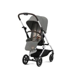 CYBEX Poussette Eezy S Twist+ 2 - Lava Grey - Châssis Silver 2022