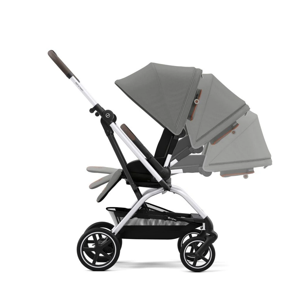 CYBEX Poussette Eezy S Twist+ 2 - Lava Grey - Châssis Silver 2022 3 CYBEX Poussette Eezy S Twist+ 2 - Lava Grey - Châssis Silver 2022 – Image 3
