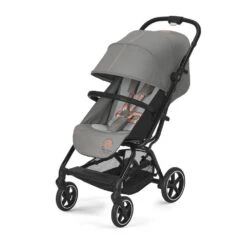 CYBEX Poussette Eezy S+ 2 - Lava Grey - Châssis Noir 2022
