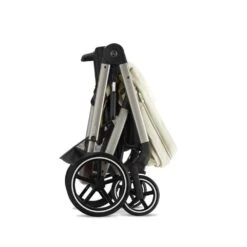 CYBEX Pack Duo Poussette Duo Balios S Lux + Aton 5 + Adaptateurs - Seashell Beige -Allobébé cy041626950 5