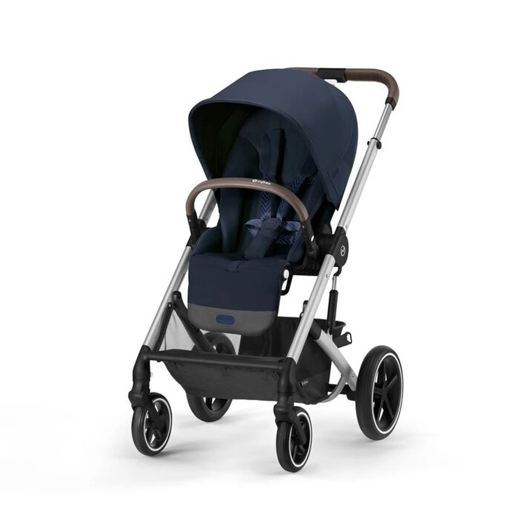 CYBEX Pack Trio Poussette Balios S Lux + Nacelle Cot S + Aton 5 + Adaptateurs - Ocean Blue 2 CYBEX Pack Trio Poussette Balios S Lux + Nacelle Cot S + Aton 5 + Adaptateurs - Ocean Blue – Image 2