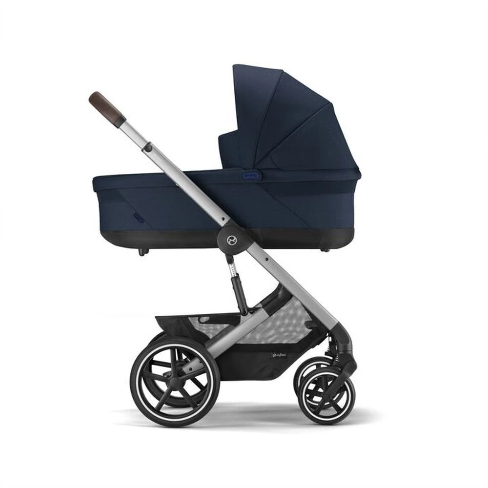 CYBEX Pack Trio Poussette Balios S Lux + Nacelle Cot S + Aton 5 + Adaptateurs - Ocean Blue 3 CYBEX Pack Trio Poussette Balios S Lux + Nacelle Cot S + Aton 5 + Adaptateurs - Ocean Blue – Image 3