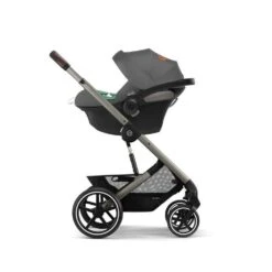 CYBEX Pack Trio Poussette Talos S Lux - Chassis Silver + Nacelle Cot S + Cloud Z2 Noir + Adaptateurs - Lava Grey 7 CYBEX Pack Trio Poussette Talos S Lux - Chassis Silver + Nacelle Cot S + Cloud Z2 Noir + Adaptateurs - Lava Grey -Allobébé cy041776319 2
