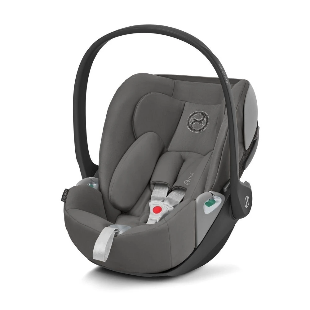 CYBEX Pack Trio Poussette Talos S Lux - Chassis Silver + Nacelle Cot S + Cloud Z2 Noir + Adaptateurs - Lava Grey 4 CYBEX Pack Trio Poussette Talos S Lux - Chassis Silver + Nacelle Cot S + Cloud Z2 Noir + Adaptateurs - Lava Grey – Image 4