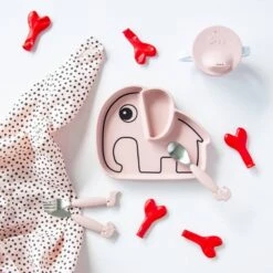 Done By Deer Assiette Antidérapante En Silicone Elphee Rose Poudré 8 Done By Deer Assiette Antidérapante En Silicone Elphee Rose Poudré -Allobébé db056102003 3