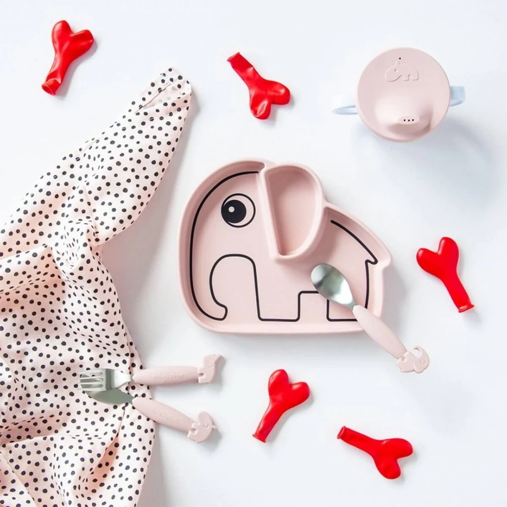 Done By Deer Assiette Antidérapante En Silicone Elphee Rose Poudré 4 Done By Deer Assiette Antidérapante En Silicone Elphee Rose Poudré – Image 4