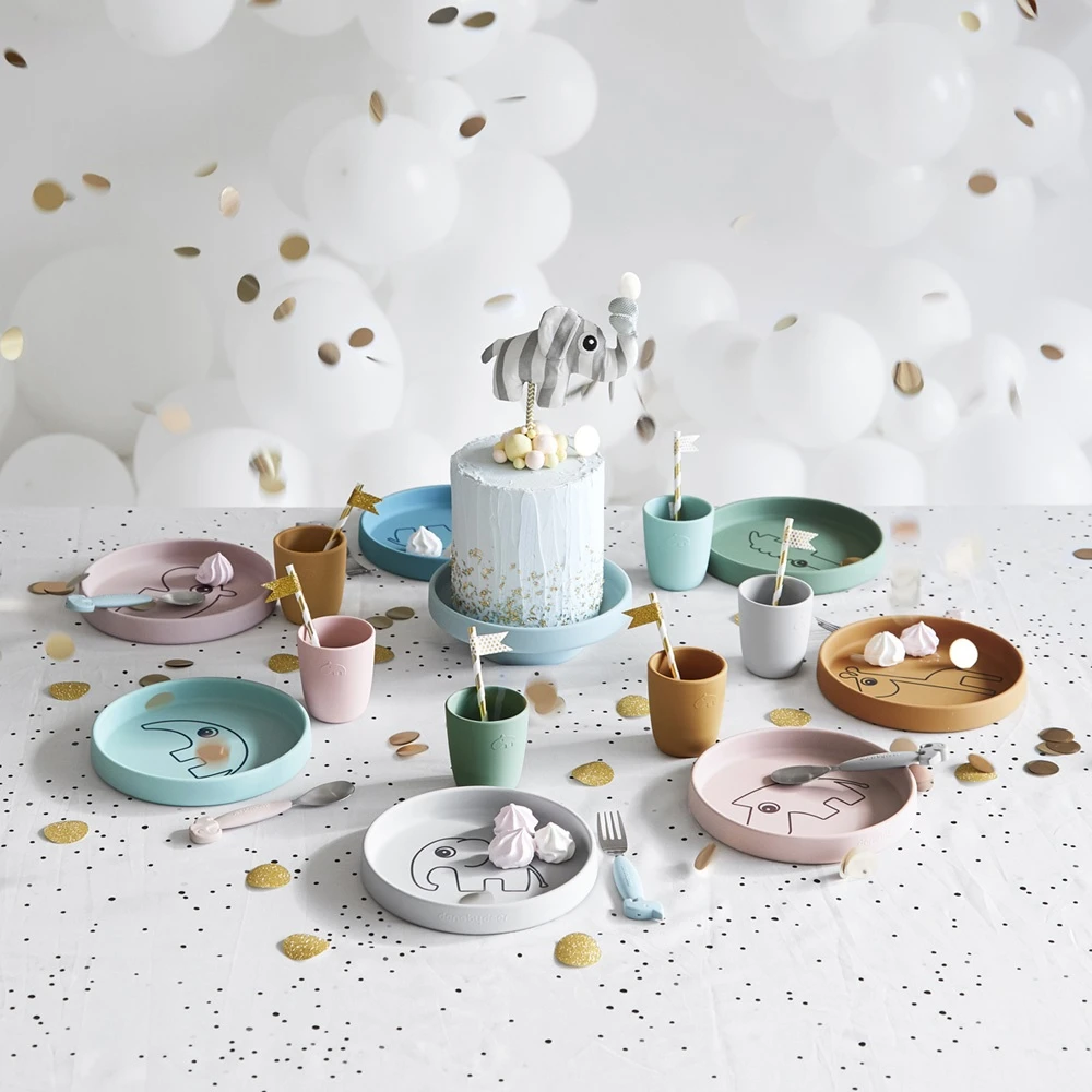 Done By Deer Assiette Plate En Silicone Elphee Grey 3 Done By Deer Assiette Plate En Silicone Elphee Grey – Image 3