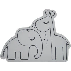 Done By Deer Set De Table En Silicone Dreamy Dots Grey