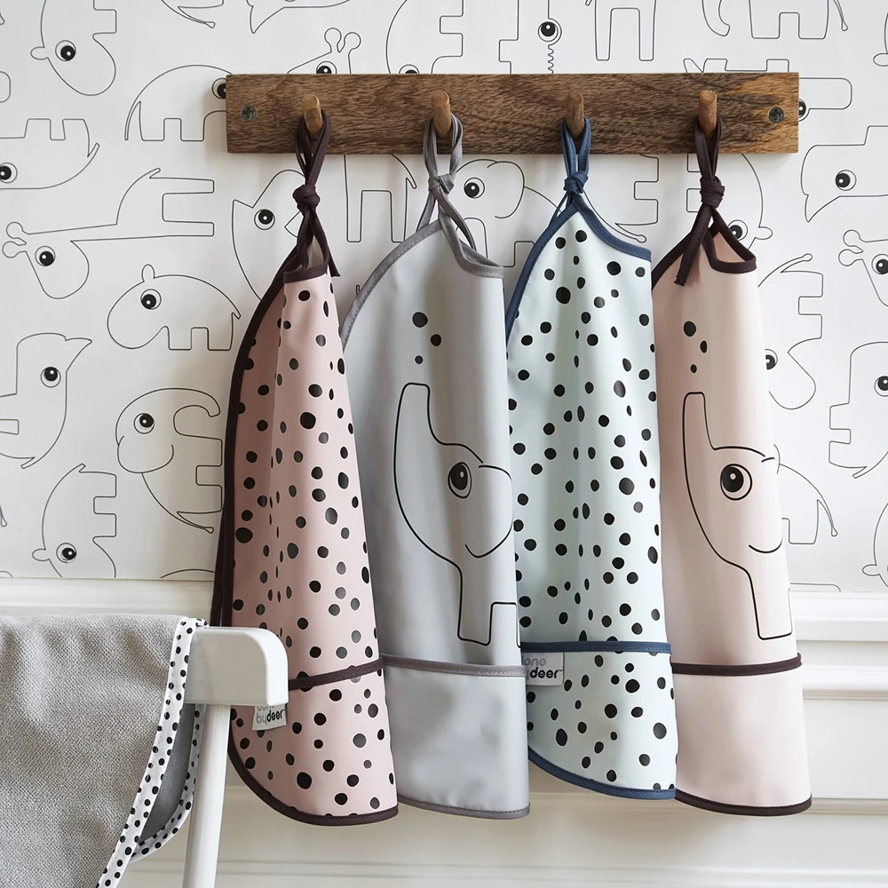 Done By Deer Lot De 2 Bavoirs Elphee Rose Poudré 2 Done By Deer Lot De 2 Bavoirs Elphee Rose Poudré – Image 2