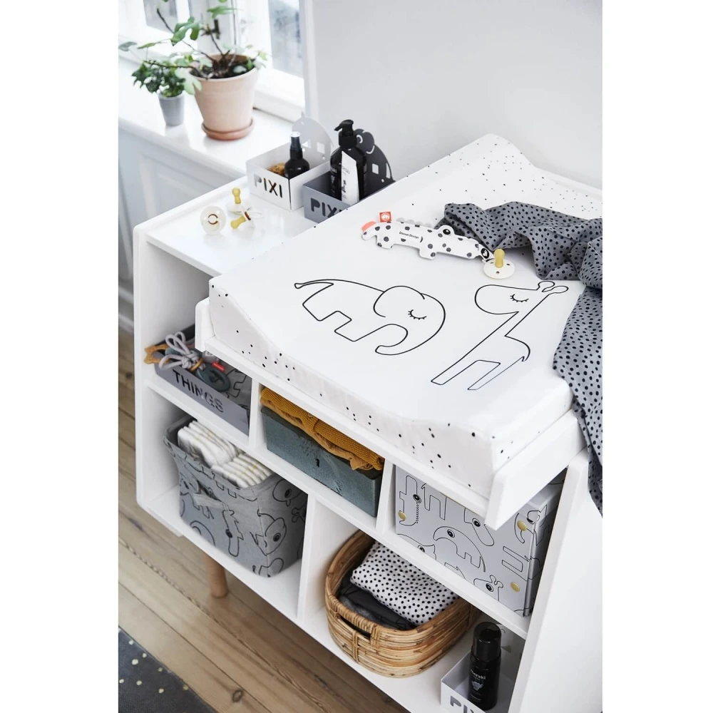 Done By Deer Matelas à Langer Dreamy Dots Blanc 2 Done By Deer Matelas à Langer Dreamy Dots Blanc – Image 2