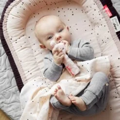 Done By Deer Lot De 2 Langes 70x70cm Dreamy Dots Rose Poudré -Allobébé db121013921 2