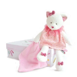 Peluche Bébé Pantin Avec Doudou Chat Attrape-rêve