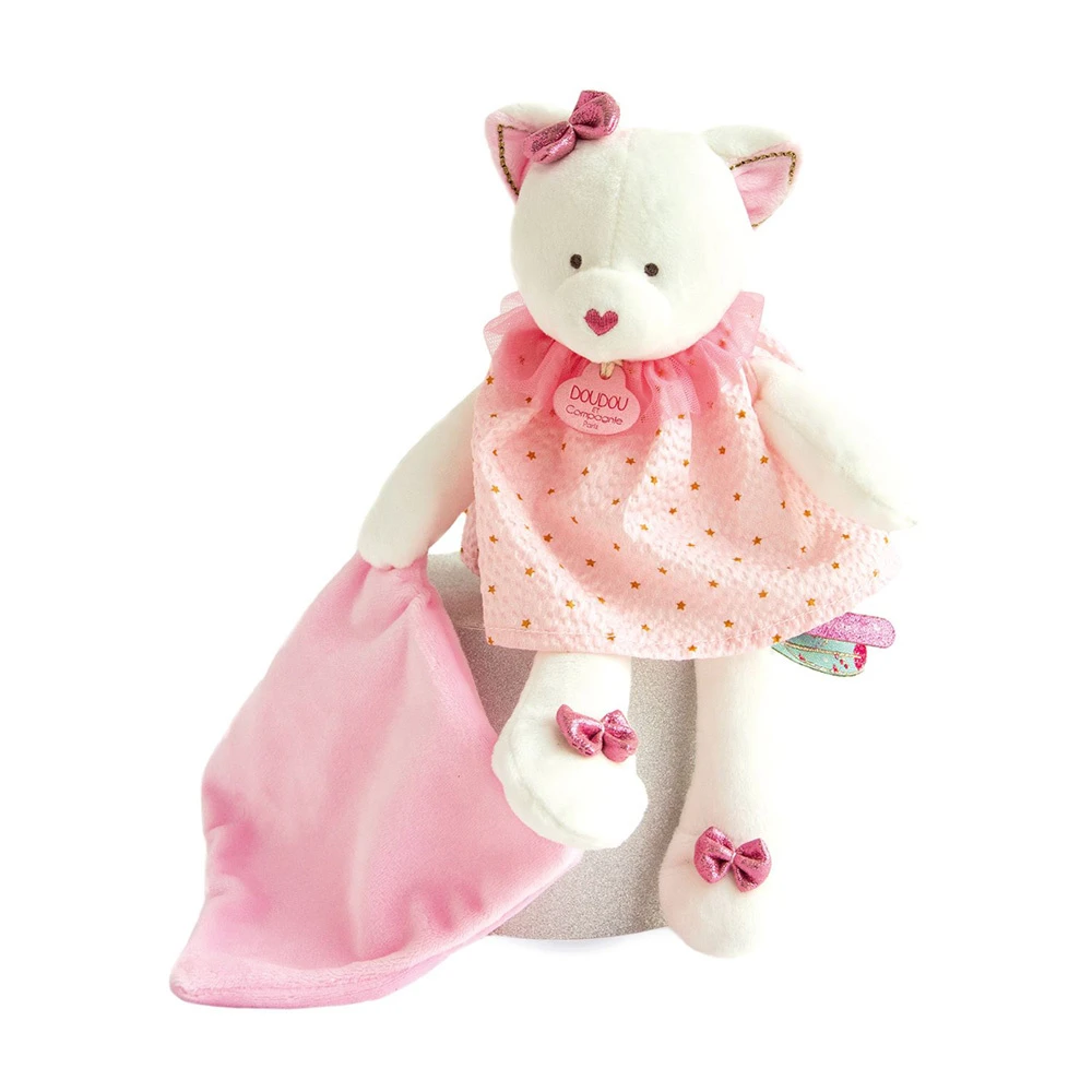 Peluche Bébé Pantin Avec Doudou Chat Attrape-rêve 2 Peluche Bébé Pantin Avec Doudou Chat Attrape-rêve – Image 2