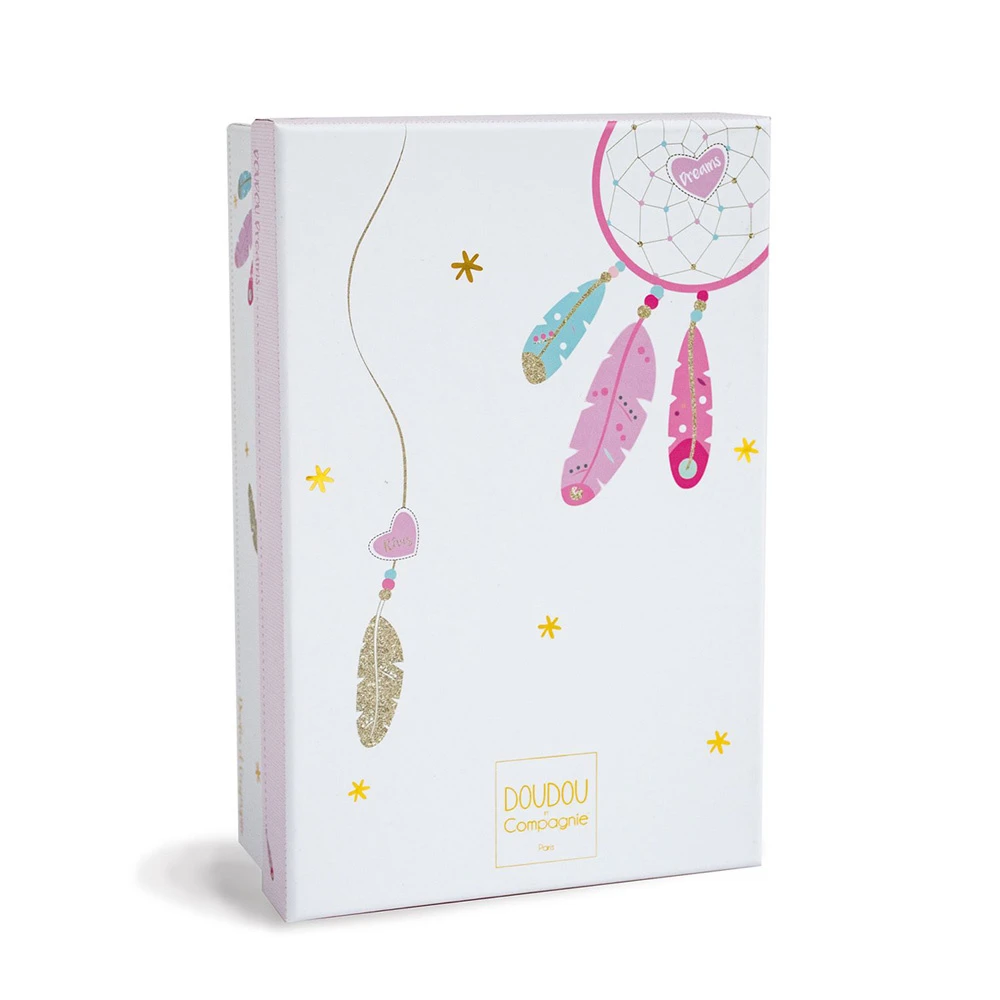 Peluche Bébé Pantin Avec Doudou Chat Attrape-rêve 3 Peluche Bébé Pantin Avec Doudou Chat Attrape-rêve – Image 3