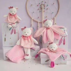 Peluche Bébé Pantin Avec Doudou Chat Attrape-rêve 10 Peluche Bébé Pantin Avec Doudou Chat Attrape-rêve -Allobébé dc083335463 4