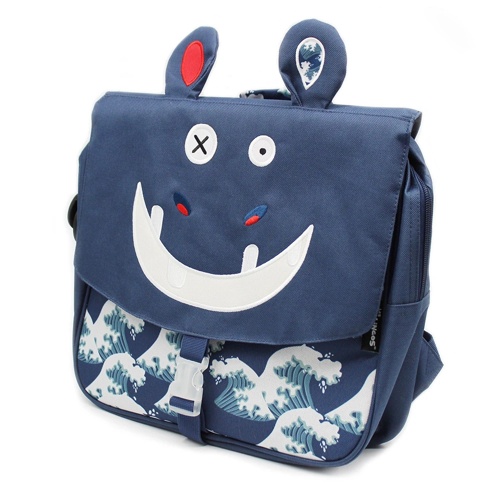 Cartable Enfant 32 Cm Hippipos L'hippopotame 2 Cartable Enfant 32 Cm Hippipos L'hippopotame – Image 2