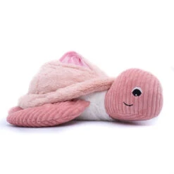 Peluche Géante Tortue Rose Sauvenou Les Ptipotos