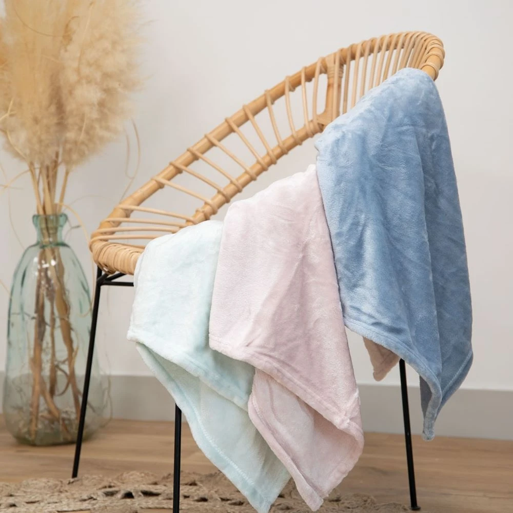 Couverture Bébé 75x100 Cm Microdoux Plume 2 Couverture Bébé 75x100 Cm Microdoux Plume – Image 2