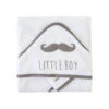 Cape De Bain 75x75 Cm Avec Gant Gris Little Boy