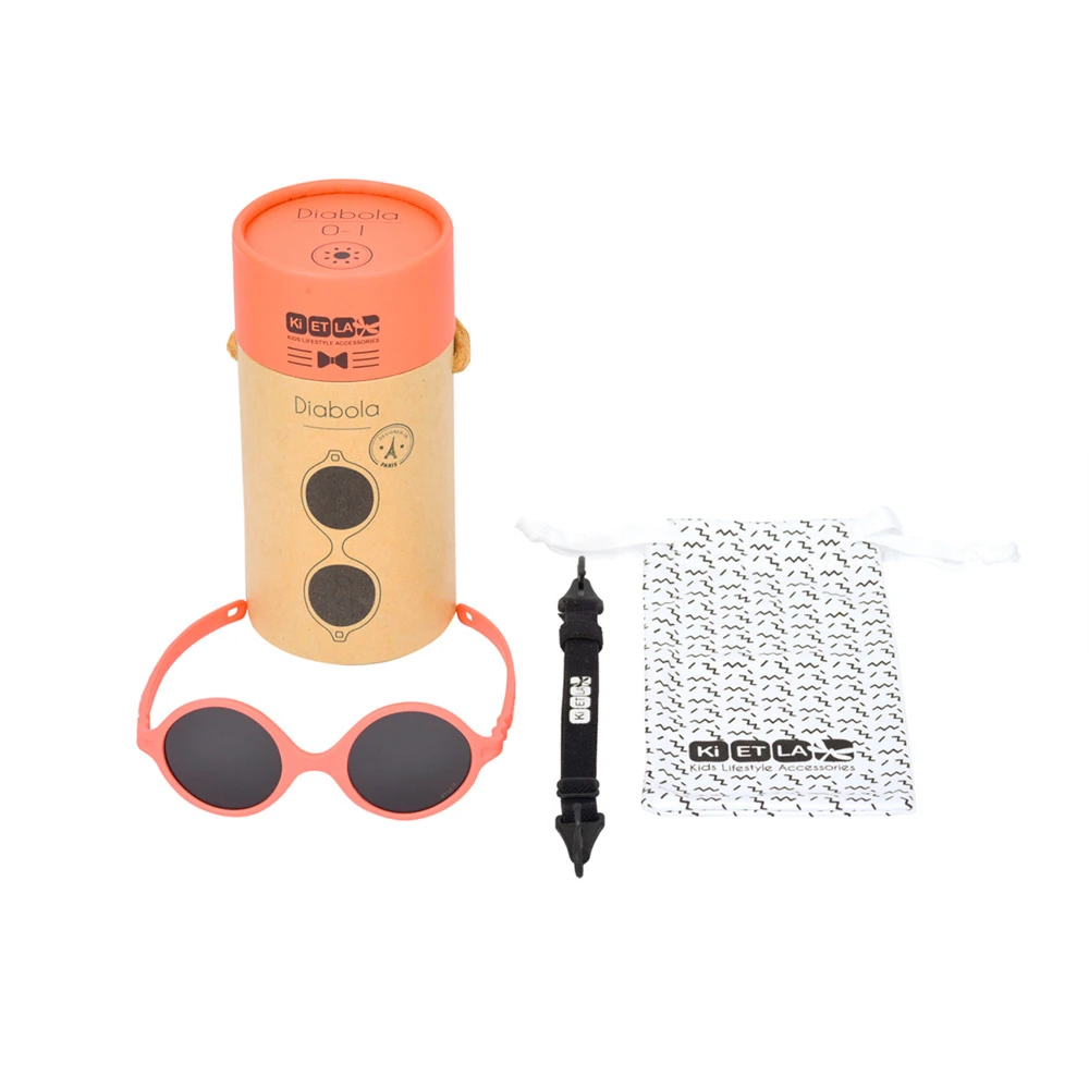 Lunettes De Soleil Bébé 0-1 An Diabola 2.0 Pamplemousse 2 Lunettes De Soleil Bébé 0-1 An Diabola 2.0 Pamplemousse – Image 2