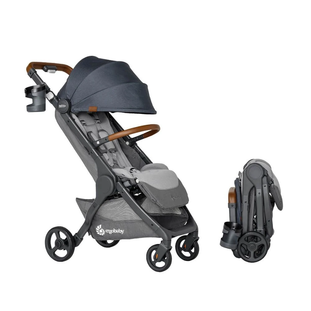 Ergobaby Poussette Compacte Metro+ Deluxe Gris Bleu 1 Ergobaby Poussette Compacte Metro+ Deluxe Gris Bleu