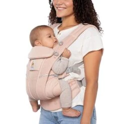 Ergobaby Porte Bébé Omni Breeze Quartz Rose -Allobébé er046103679 2