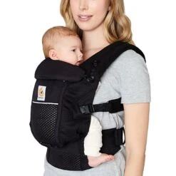 Ergobaby Porte-bébé Adapt Mesh Softflex - Noir Onyx 5 Ergobaby Porte-bébé Adapt Mesh Softflex - Noir Onyx -Allobébé er046103990 2