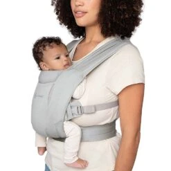 Ergobaby Porte Bébé Embrace Soft Air Mesh - Gris Clair -Allobébé er046105154 3