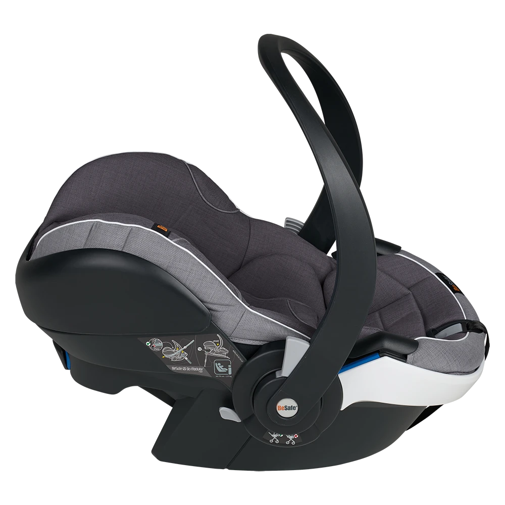 BeSafe Siège Auto Coque Izi Go Modular X1 I-size Metallic Mélange -groupe 0+ 4 BeSafe Siège Auto Coque Izi Go Modular X1 I-size Metallic Mélange -groupe 0+ – Image 4