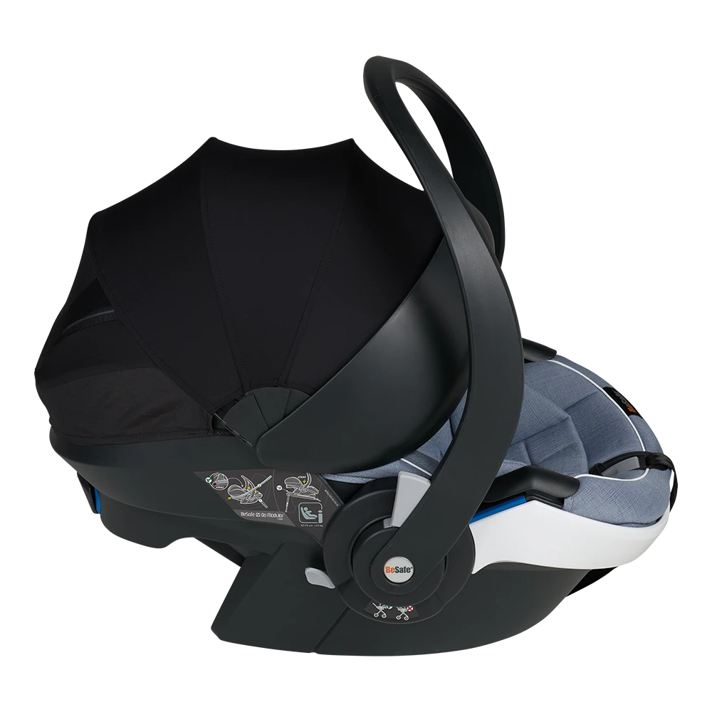 BeSafe Siège Auto Coque Izi Go Modular X1 I-size Metallic Mélange -groupe 0+ 5 BeSafe Siège Auto Coque Izi Go Modular X1 I-size Metallic Mélange -groupe 0+ – Image 5