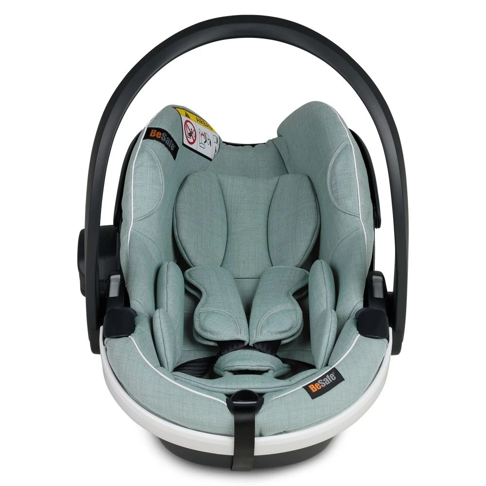 BeSafe Siège Auto Coque Izi Go Modular X1 I-size Sea Green Mélange - Groupe 0+ 1 BeSafe Siège Auto Coque Izi Go Modular X1 I-size Sea Green Mélange - Groupe 0+