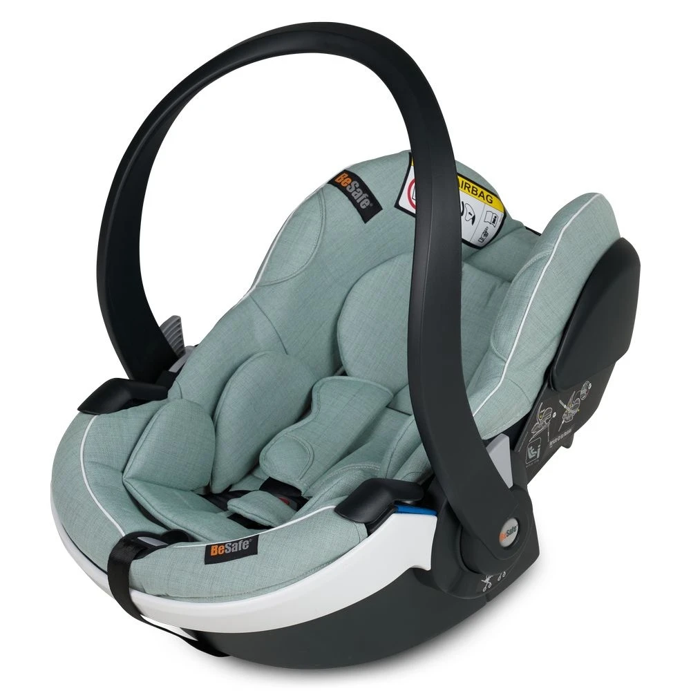 BeSafe Siège Auto Coque Izi Go Modular X1 I-size Sea Green Mélange - Groupe 0+ 2 BeSafe Siège Auto Coque Izi Go Modular X1 I-size Sea Green Mélange - Groupe 0+ – Image 2