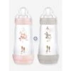 MAM Lot De 2 Biberons Anti-colique 320ml Easy Start Blush Et Dune
