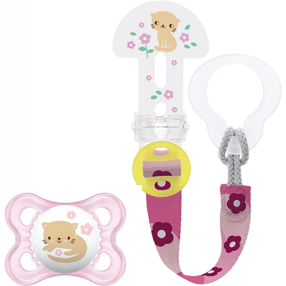 MAM Kit Sucette Et Attache Sucette 2-6 Mois Aléatoires 4 MAM Kit Sucette Et Attache Sucette 2-6 Mois Aléatoires – Image 4
