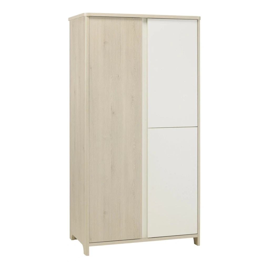 Chambre Trio Sacha Pin Blanchi - Lit 70x140 + Commode + Armoire 5 Chambre Trio Sacha Pin Blanchi - Lit 70x140 + Commode + Armoire – Image 5
