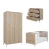 Chambre Trio Marcel - Lit 70x140 + Armoire 2p + Commode