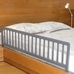 Barriere De Lit Sweet Dream140 Cm En Bois Gris 11 Barriere De Lit Sweet Dream140 Cm En Bois Gris -Allobébé gt071487274 3