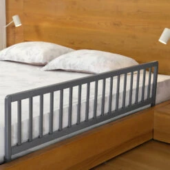 Barriere De Lit Sweet Dream140 Cm En Bois Gris 14 Barriere De Lit Sweet Dream140 Cm En Bois Gris -Allobébé gt071487274 6