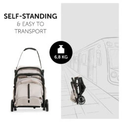 HAUCK Poussette Compacte Travel N Care Beige 14 HAUCK Poussette Compacte Travel N Care Beige -Allobébé ha041060152 2