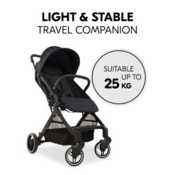 HAUCK Poussette Compacte Travel N Care Plus Black -Allobébé ha041060183 2