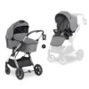 HAUCK Pack Poussette Duo Vision X Set Melange Grey - Châssis Silver
