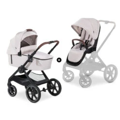 HAUCK Pack Poussette Duo 2 En 1 Walk N Care Beige